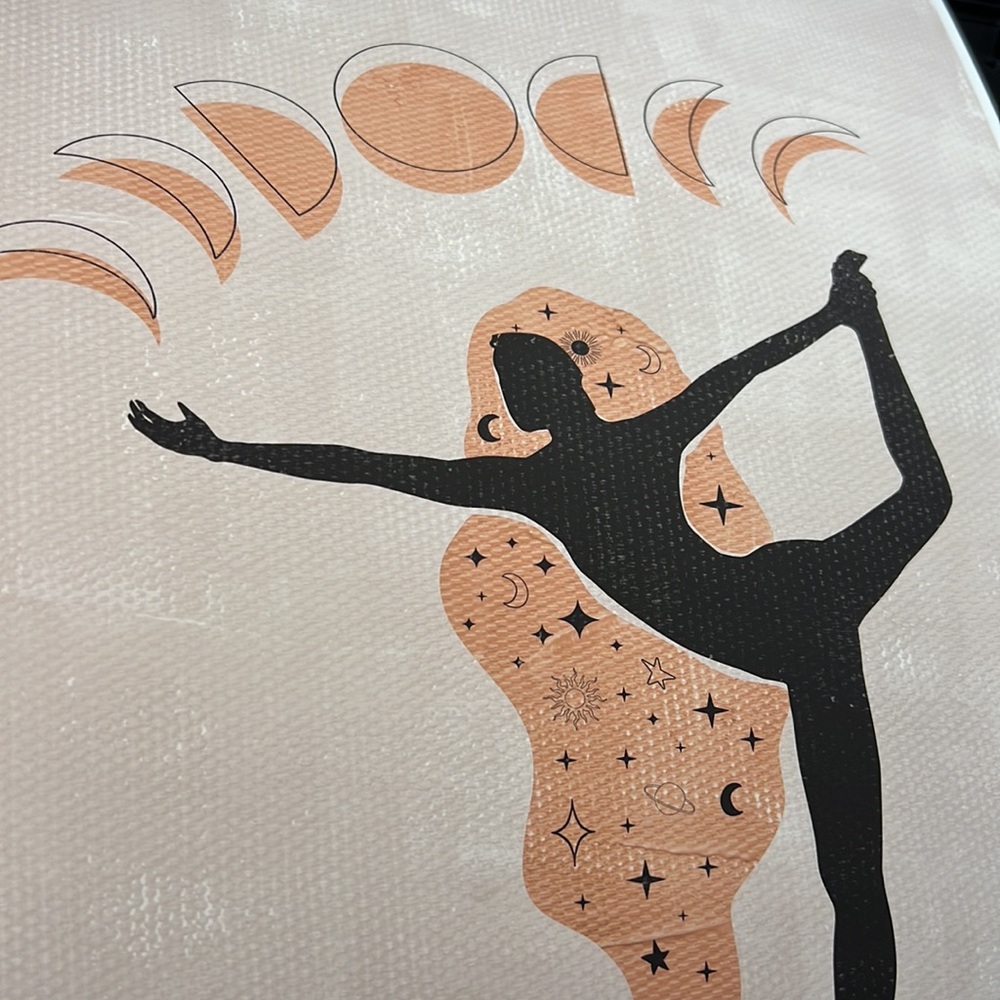 Wall Art Bohemian Woman Silhouette Celestial Print Poster Unframed - Picture 8 of 16